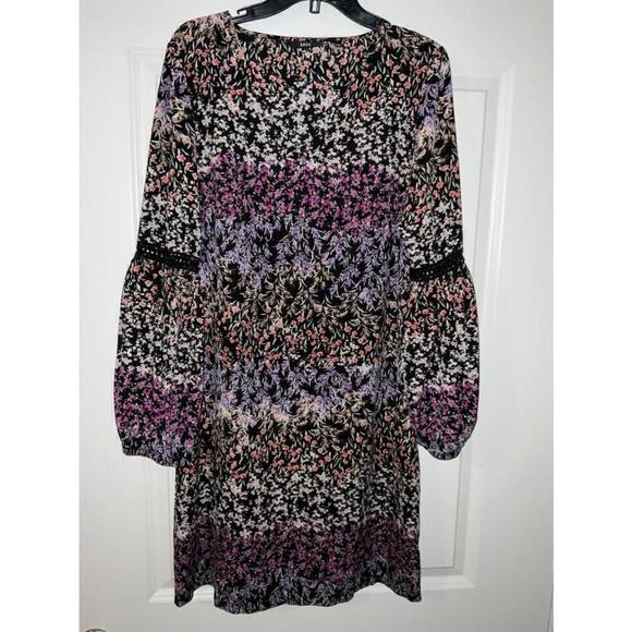 Women’s Floral Multicolor Dress Size Medium - Picture 2 of 8